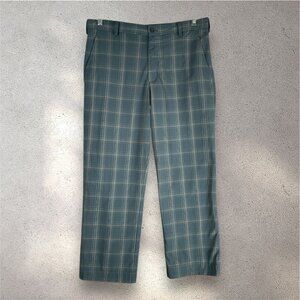Nike Golf Performance Pants Mens 32 x 32 Plaid Dri-FIT Stretch Polyester Blend